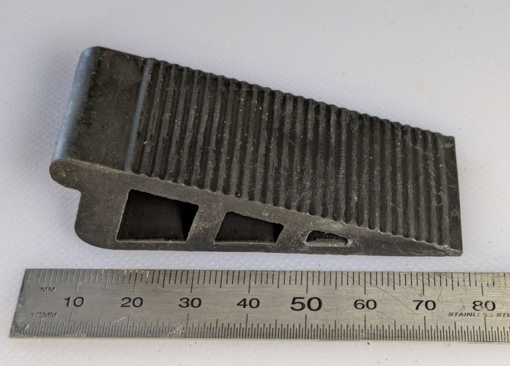 Image of a rubber door stop