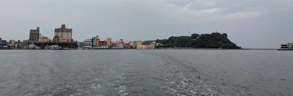 View from Cijin Island ferry, as we departed the island.
