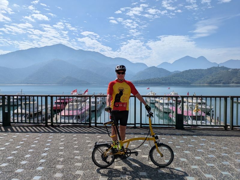 View from the ferry terminal for Sun Moon Lake, 28 April 2026